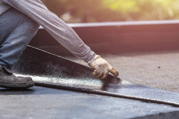 Professional Waterproofing technician working in Williamston, SC